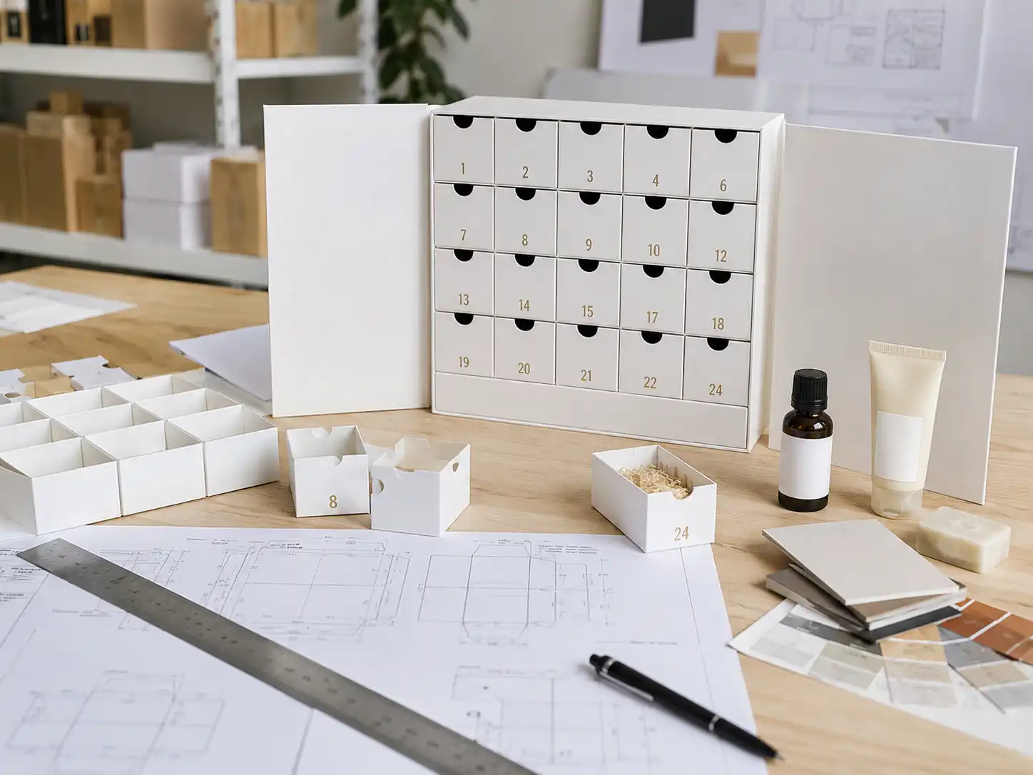 advent calendar box sampling prototype review