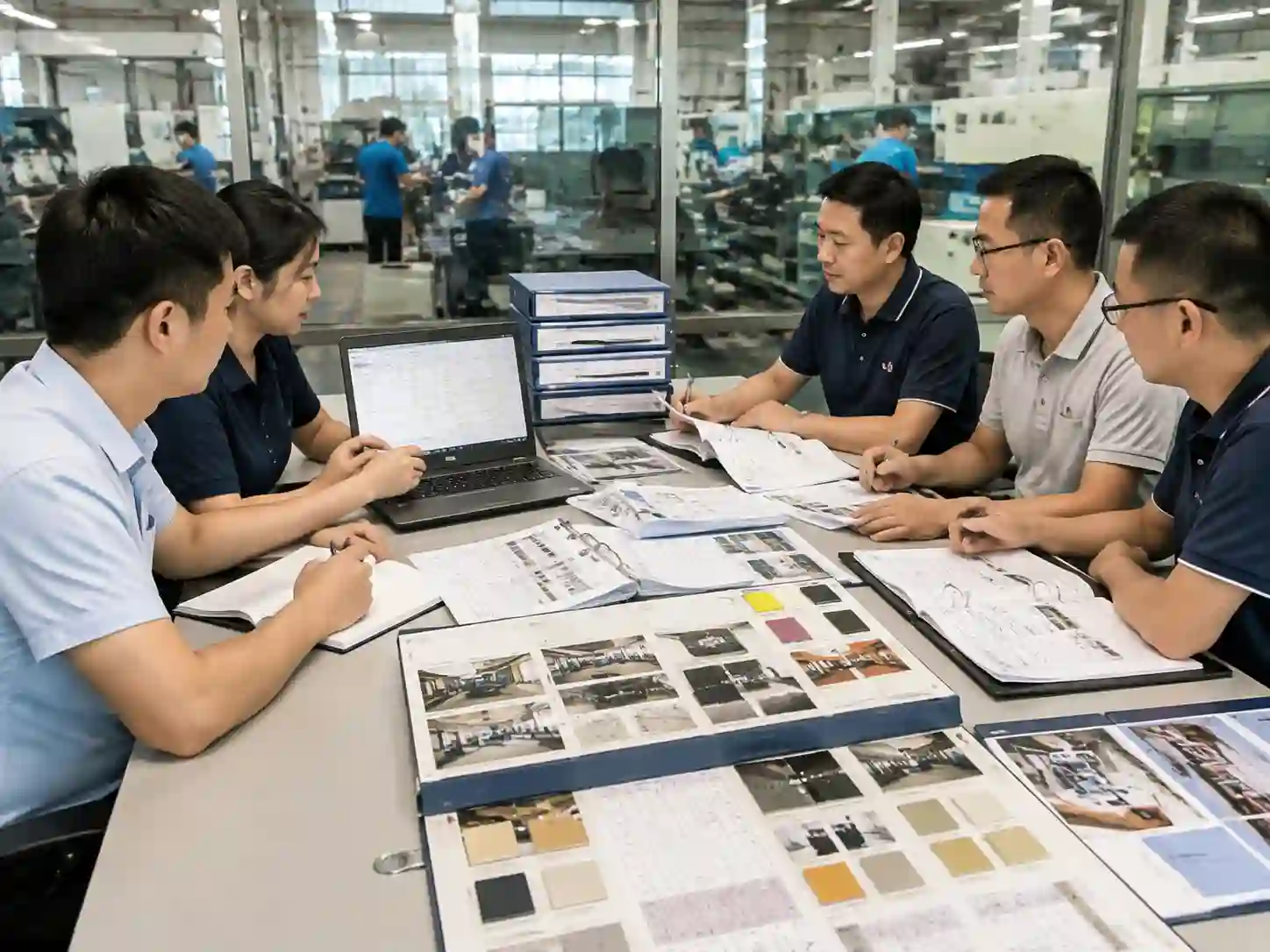 Supplier comparison review using packaging production records and subcontracting verification documents