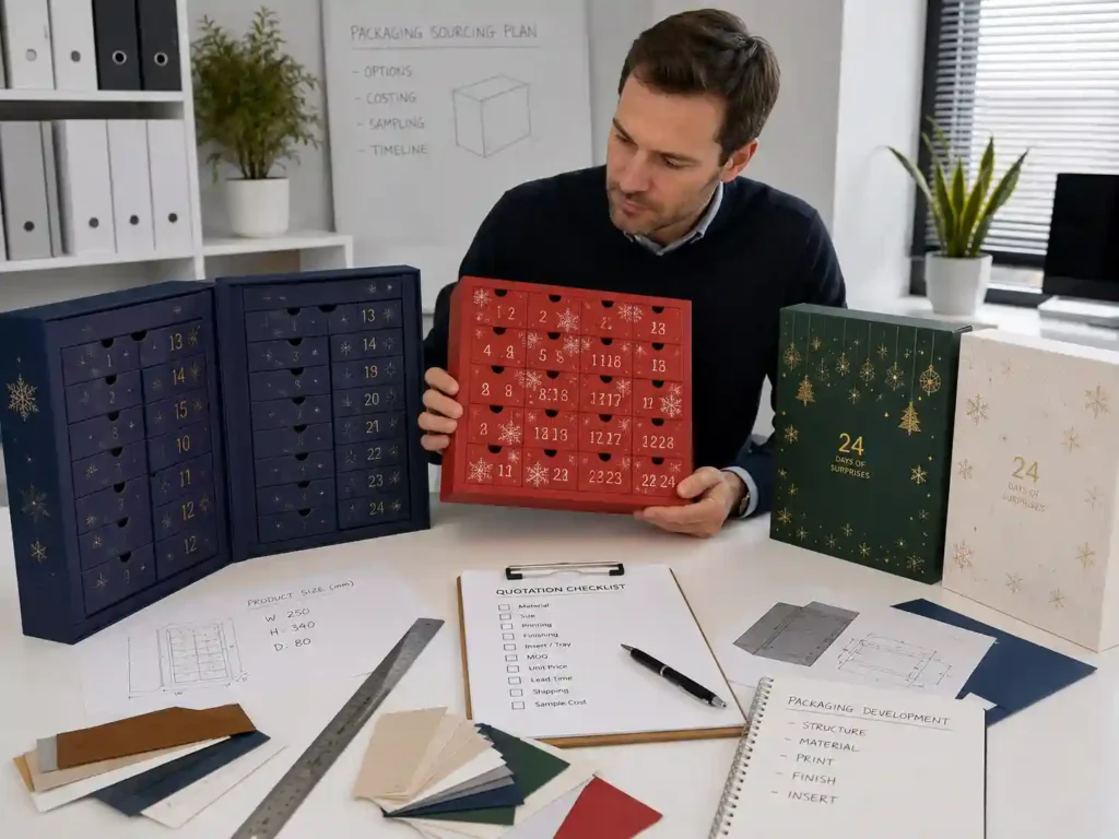 Custom vs ready-made advent calendar boxes comparison