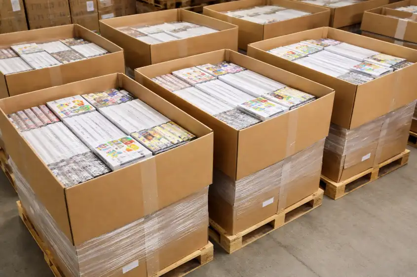 flat-pack cardboard displays
