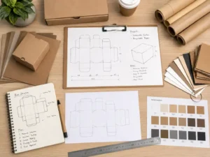 Sustainable export packing planning for advent calendar box compartments
